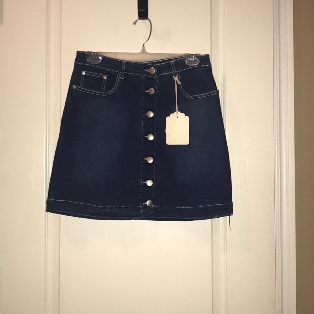 Mindcode blue denim skirt